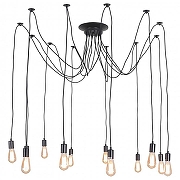 Люстра Lussole Shirley GRLSP-8174 цвет черный