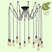 Люстра Lussole Shirley GRLSP-8174 цвет черный-1