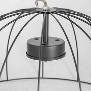 Люстра Lussole Lattice 1 GRLSP-8215 цвет арматуры Черный-4