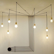 Люстра Lussole Fairbanks GRLSP-9554 цвет золотой, черный