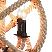 Люстра Loft it Rope LOFT1194-5 цвет коричневый, черный-2