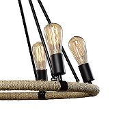 Люстра Loft it Rope F1lament LOFT1861/6 цвет коричневый состаренный, черный-2