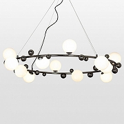 Люстра Lussole Coosa LSP-8654 цвет черный