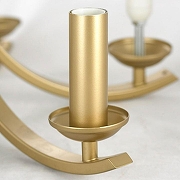 Люстра на штанге Lussole Clovis LSP-8738 цвет арматуры Золото-1