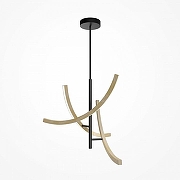 Люстра на штанге Maytoni Wabi MOD428PL-L27BK цвет черный-1