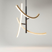 Люстра на штанге Maytoni Wabi MOD428PL-L27BK цвет черный-5