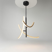 Люстра на штанге Maytoni Wabi MOD428PL-L27BK цвет черный-6