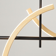 Люстра на штанге Maytoni Wabi MOD428PL-L27BK цвет черный-11