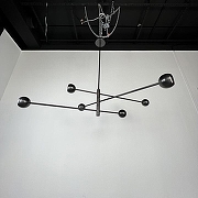 Люстра на штанге Imperiumloft SALME SALME01 цвет арматуры Черный-1