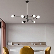 Люстра на штанге Imperiumloft SALME SALME01 цвет арматуры Черный-9