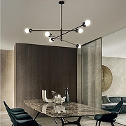 Люстра на штанге Imperiumloft SALME SALME01 цвет арматуры Черный-10