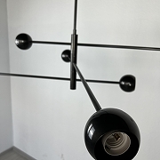 Люстра на штанге Imperiumloft SALME SALME01 цвет арматуры Черный-6