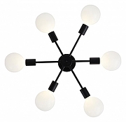 Люстра на штанге EVOLUCE Ano SL419.402.06 цвет черный-2