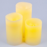 Набор из 3 свечей светодиодных Uniel UL-00007259 цвет Белый-8