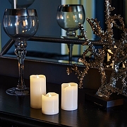 Набор из 3 свечей светодиодных Uniel UL-00008593 цвет Белый-4