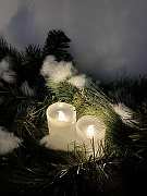 Набор из 3 свечей светодиодных Uniel UL-00008593 цвет Белый-11