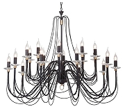 Люстра Vitaluce V1044 V1044/20 цвет черный