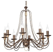 Люстра Vitaluce V1044 V1044/8 цвет коричневый