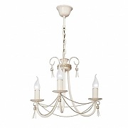 Люстра Vitaluce V1080 V1080/3 цвет бежевый с золотой патиной-1