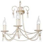 Люстра Vitaluce V1080 V1080/3 цвет бежевый с золотой патиной