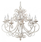 Люстра Vitaluce V1094 V1094-0/8 цвет белый с золотой патиной