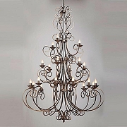 Люстра Vitaluce V1094 V1094-1/12+6+3 цвет черный с золотой патиной-2