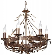 Люстра Vitaluce V1161 V1161/6 цвет коричневый