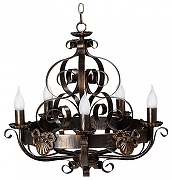 Люстра Vitaluce V1161 V1166/5 цвет коричневый