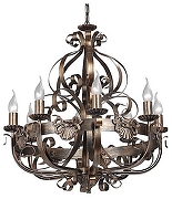 Люстра Vitaluce V1166/8 цвет бронза черненая