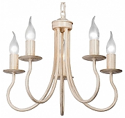 Люстра Vitaluce V1339 V1339/5 цвет бежевый с золотой патиной