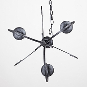 Люстра Vitaluce V1480 V1480/3 цвет черный с серебром-2