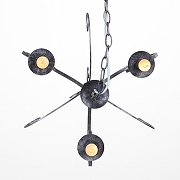 Люстра Vitaluce V1480 V1480/3 цвет черный с серебром-3