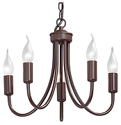 Люстра Vitaluce V1647 V1647/5 цвет коричневый
