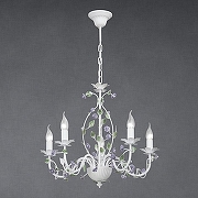 Люстра Vitaluce V1794 V1794-0/5 цвет белый, фиолетовый-1