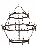 Люстра Vitaluce V1872 V1872-7/16+8+8 цвет бронза, черный