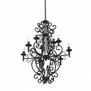 Люстра Vitaluce V1873 V1873-1/9 цвет черный-2