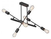 Люстра на штанге Vitaluce V3010 V3010-1/6PL цвет арматуры Черный-1