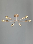 Люстра на штанге Vitaluce V3071 V3071-8/6PL цвет арматуры Золото-3