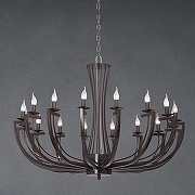 Люстра Vitaluce V3295 V3295-7/16 цвет коричневый-2