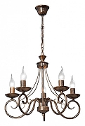 Люстра Vitaluce V3808 V3808-7/5 цвет коричневый с золотой патиной-1