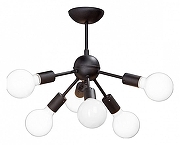 Люстра на штанге Vitaluce 3865 V3865/6PL цвет черный