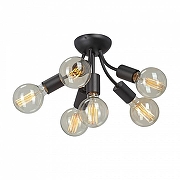 Люстра Vitaluce V3927 V3927-1/6PL цвет арматуры Черный-2