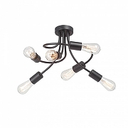 Люстра Vitaluce V3928 V3928-1/6PL цвет арматуры Черный-1