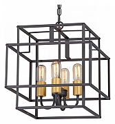 Люстра Vitaluce V3980 V3980-1/4 цвет черный