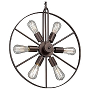 Люстра Vitaluce 4475 V4475-8/6 цвет коричневый