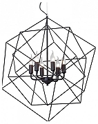 Люстра Vitaluce V4570 V4570-1/6S цвет черный