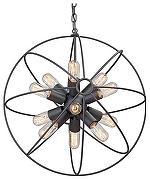 Люстра Vitaluce V4576 V4576-1/12 цвет черный