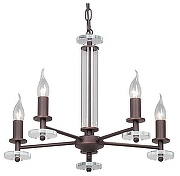 Люстра Vitaluce V4766 V4766-7/5 цвет коричневый, неокрашенный