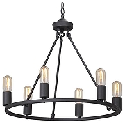 Люстра Vitaluce V4892-1/6 цвет черный