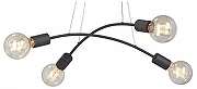 Люстра Vitaluce V4989 V4989-1/4S цвет черный